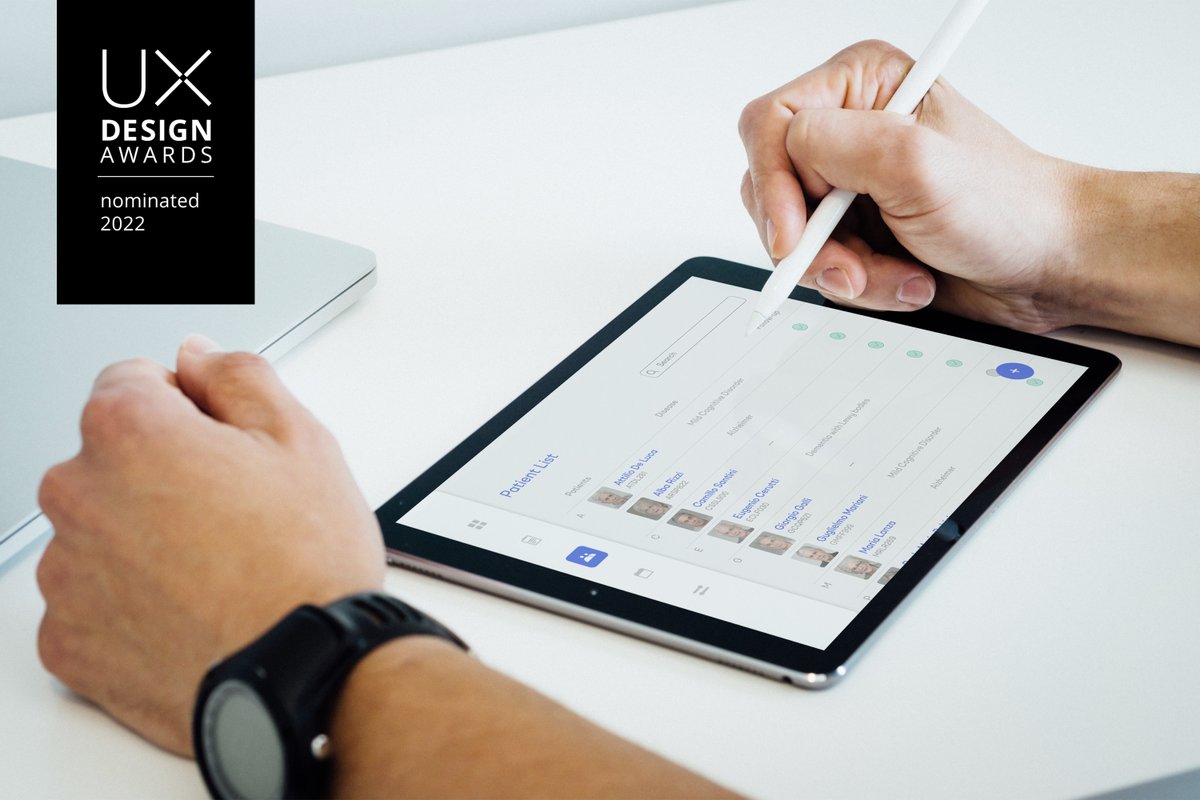 d_threeb's tweet image. I’m so excited to announce that my Bachelor’s Thesis “Sinapsi, smart tools for diagnosing dementia” has been nominated for UX Design Award 2022 an award by International Design Center Berlin!

⟶ ux-design-awards.com/en/gewinner/20…

#UXDA2022 #UXDesign
