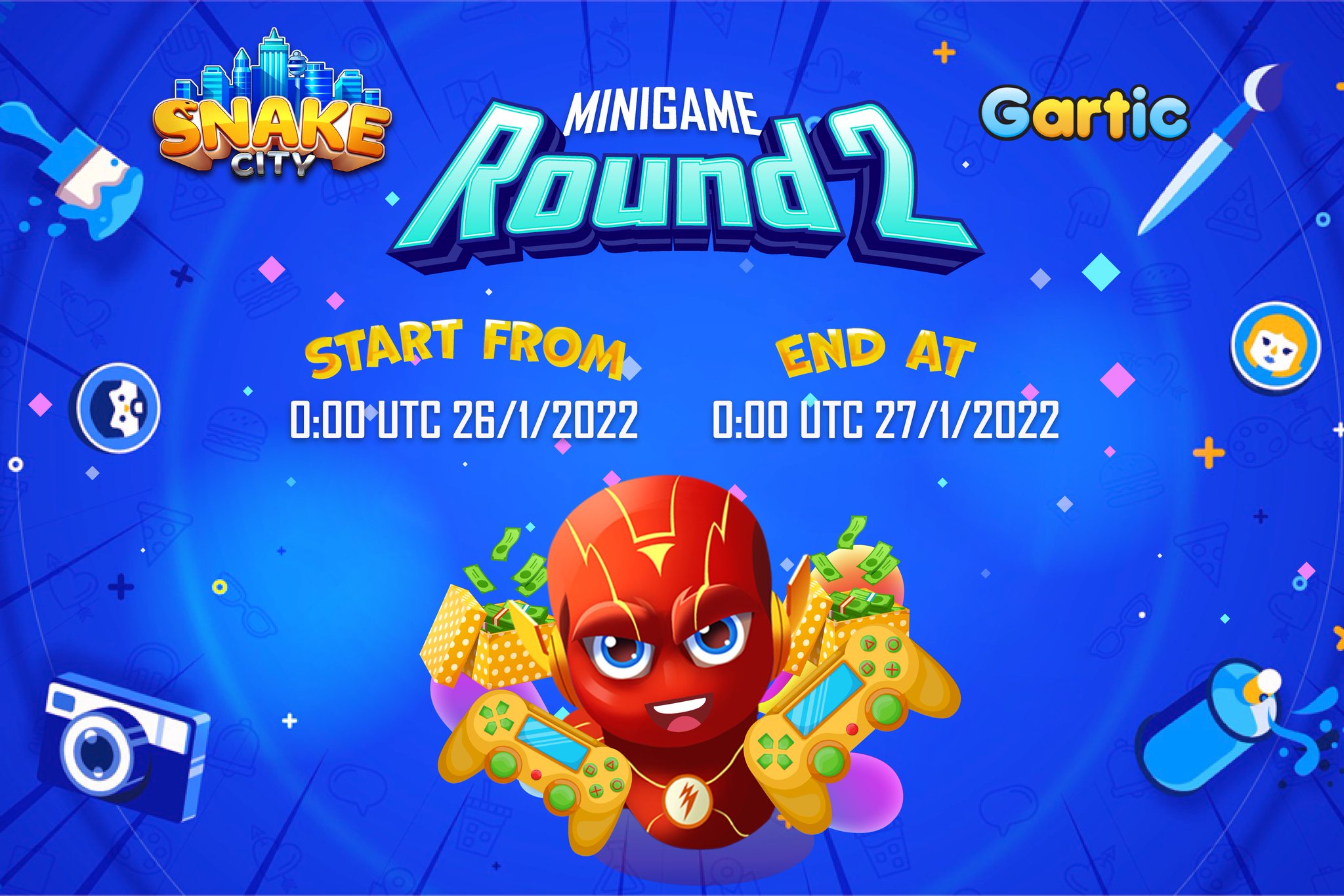 Snake City 🔺🐍 on Twitter "🔔GM Snake Cititizens! Our gartic minigame