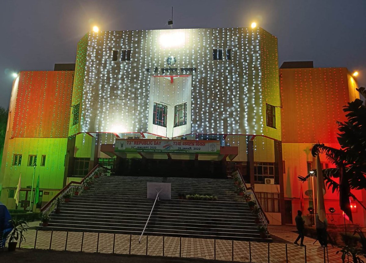 ICAR_NDRI's tweet photo. 73 rd Republic Day celebration at ICAR-NDRI 
#RepublicDay https://t.co/4JbbDDWyaX