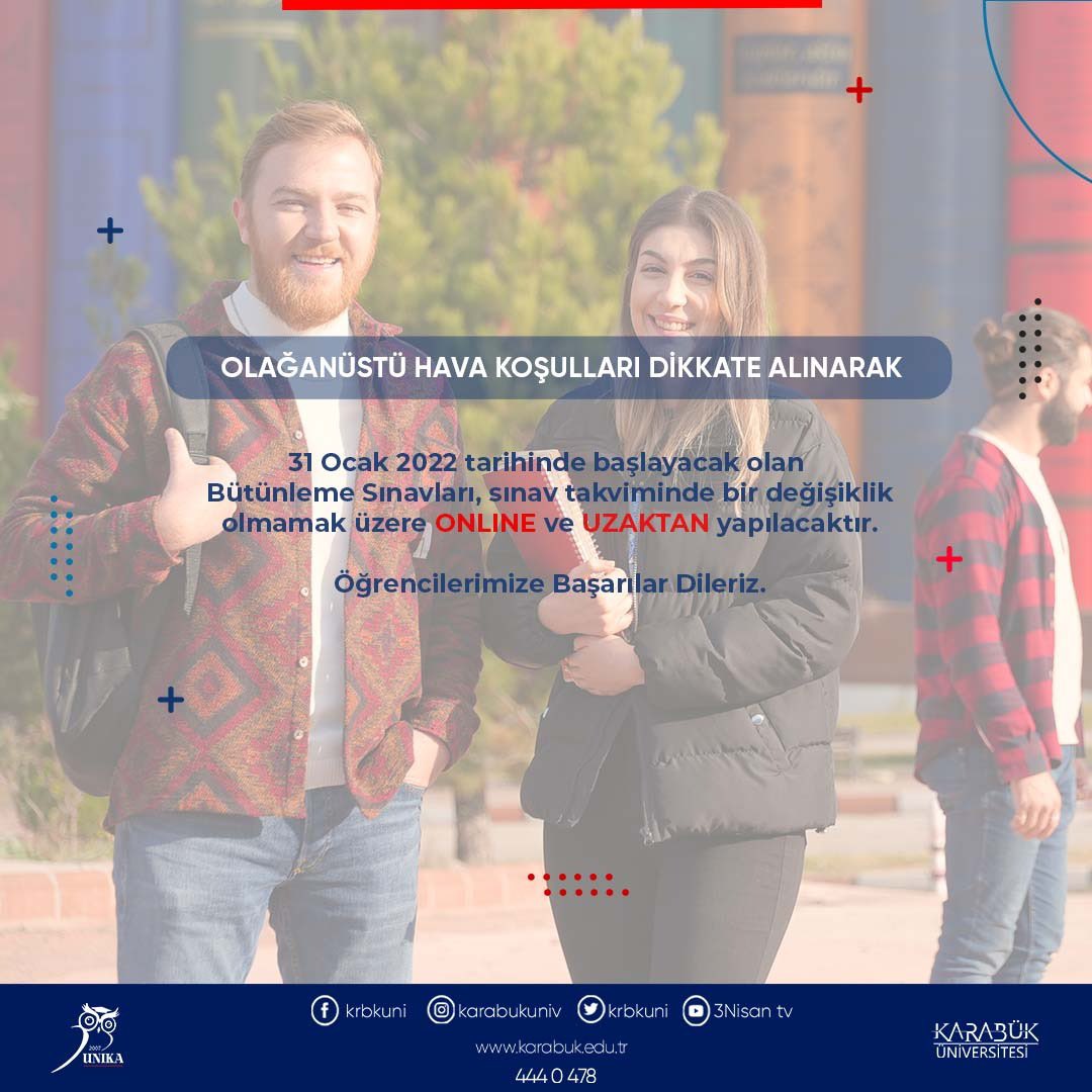 Karabük Üniversitesi (@krbkuni) on Twitter photo 