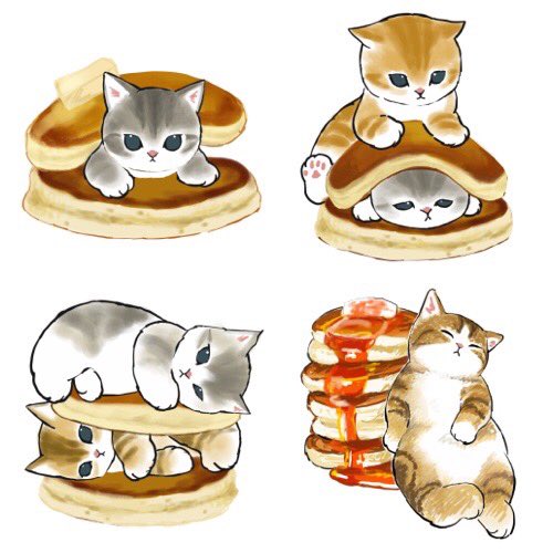 「#ホットケーキの日🥞 」|ぢゅの🐈のイラスト