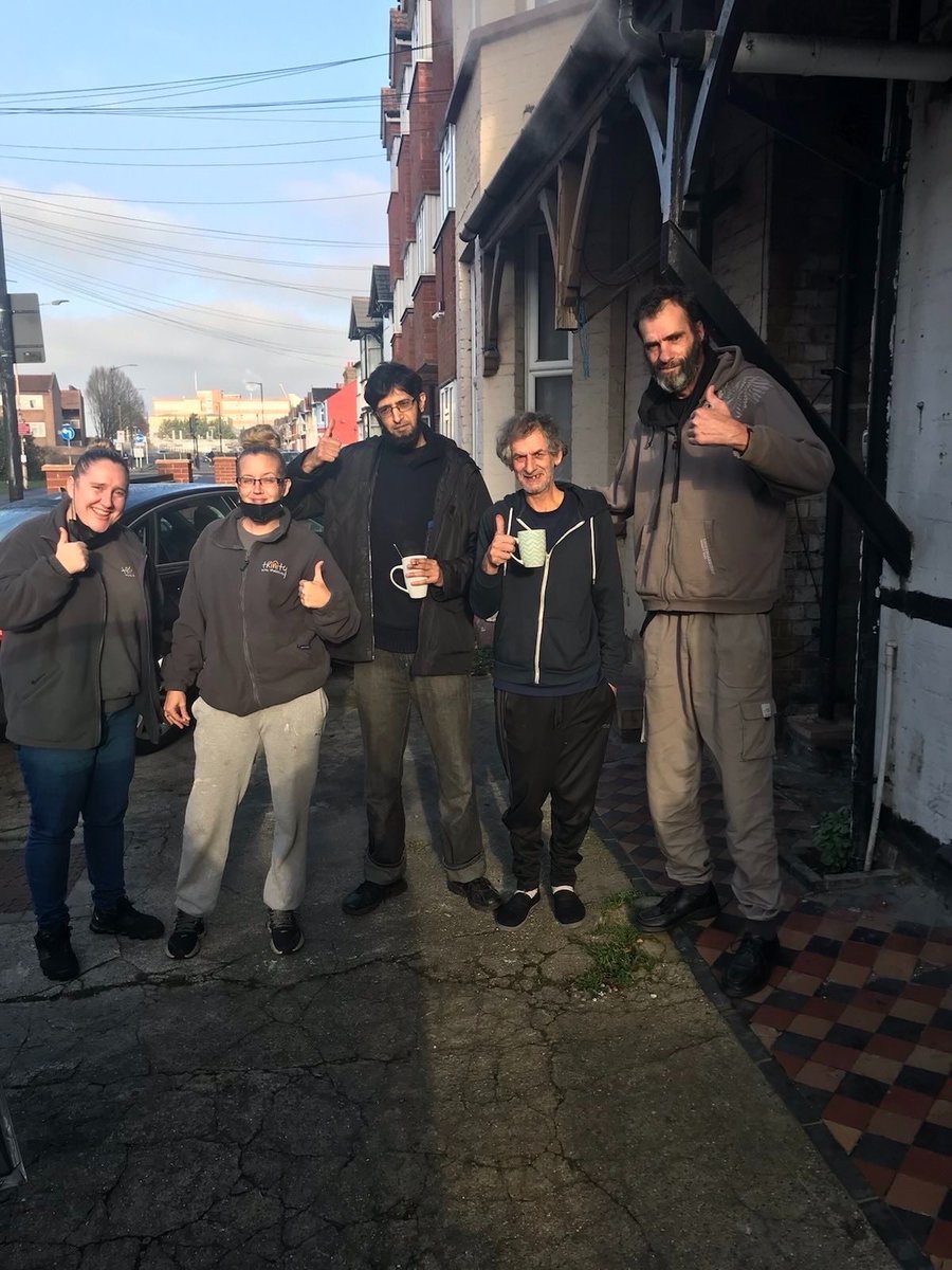 TrinityHomeless's tweet image. Breakfast of Champions! 🏆🏅

Check out the dream team - Mo, Larry, Gordon and the Trinity&apos;s Maintenance Team celebrating with a fry up after a morning of clearing their garden. 

Bring on Spring! 🌸✨🌞

#collaboration #dreamteam #helphomeless #endhomelessness #charityuk