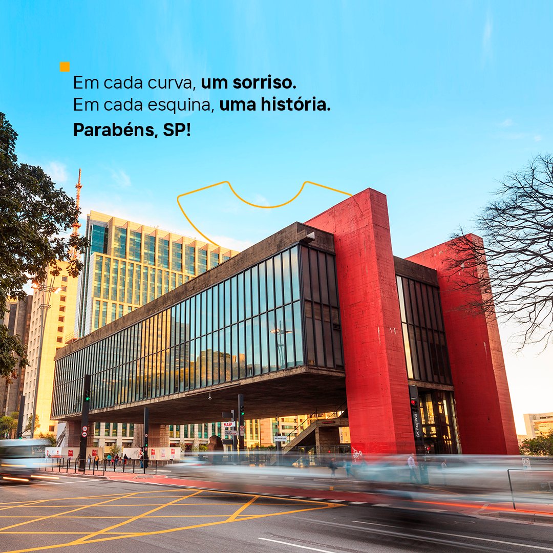 Bom dia, São Paulo! Nossa aniversariante completa 468 anos de muitas histórias 🥳✨ Para quem mora ou para quem está visitando a cidade neste momento: aproveite muito o seu feriado! #ParabénsSP #SãoPaulo