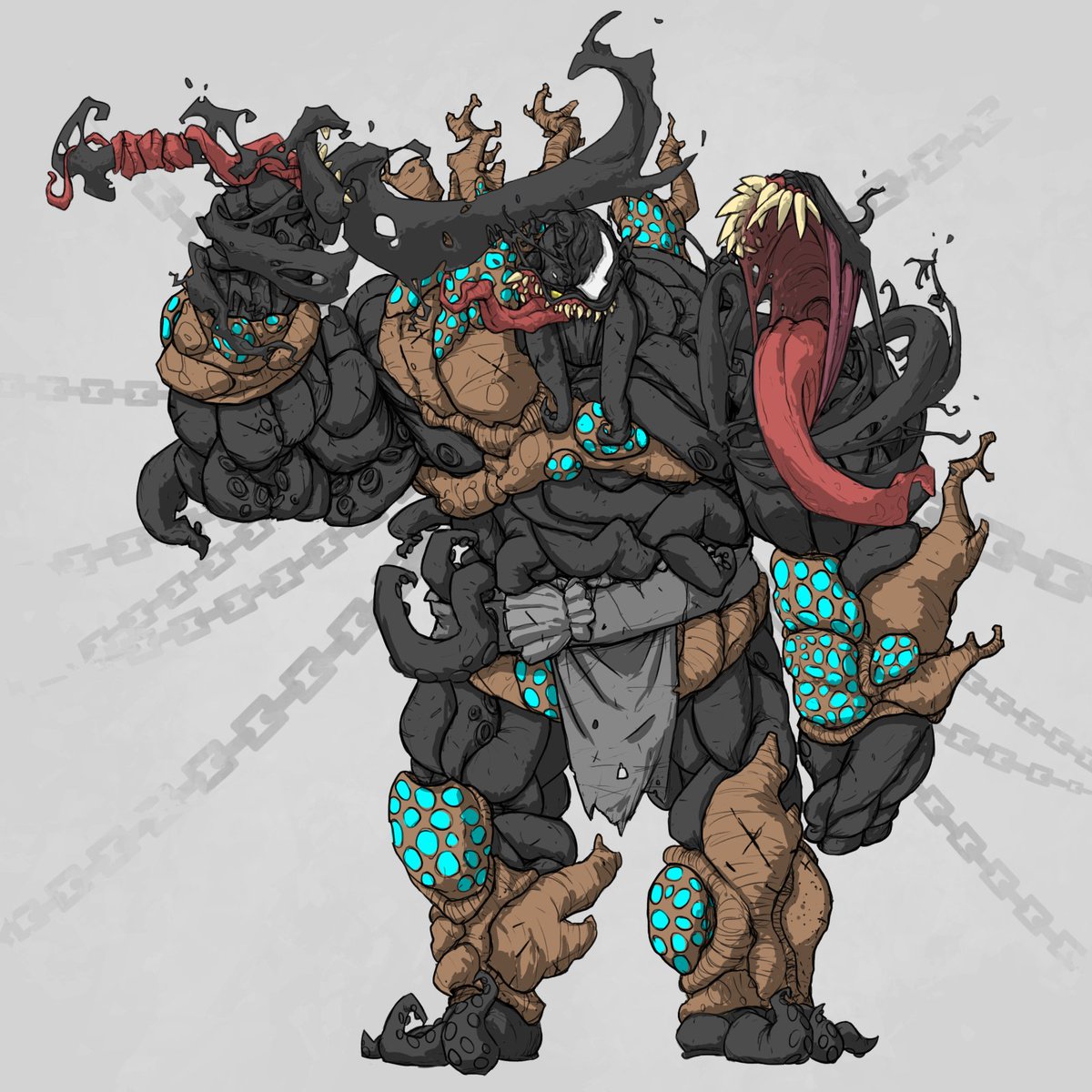 GLX_Sleebus's tweet photo. As if being made of tentacles wasn't bad-ass enough, this guy has picked up a few extra friends along the way!

This simbio... simbyot... symbyio...

@GLX_Fleek, a little help here? https://t.co/jfgT3z0cAk