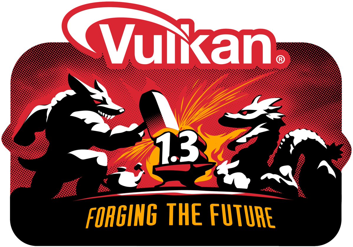 VulkanAPI's tweet image. The Khronos Group released the Vulkan 1.3 specification today, incorporating and mandating proven, developer-requested extensions, as well as a public roadmap and profiles. Learn more: khr.io/xj