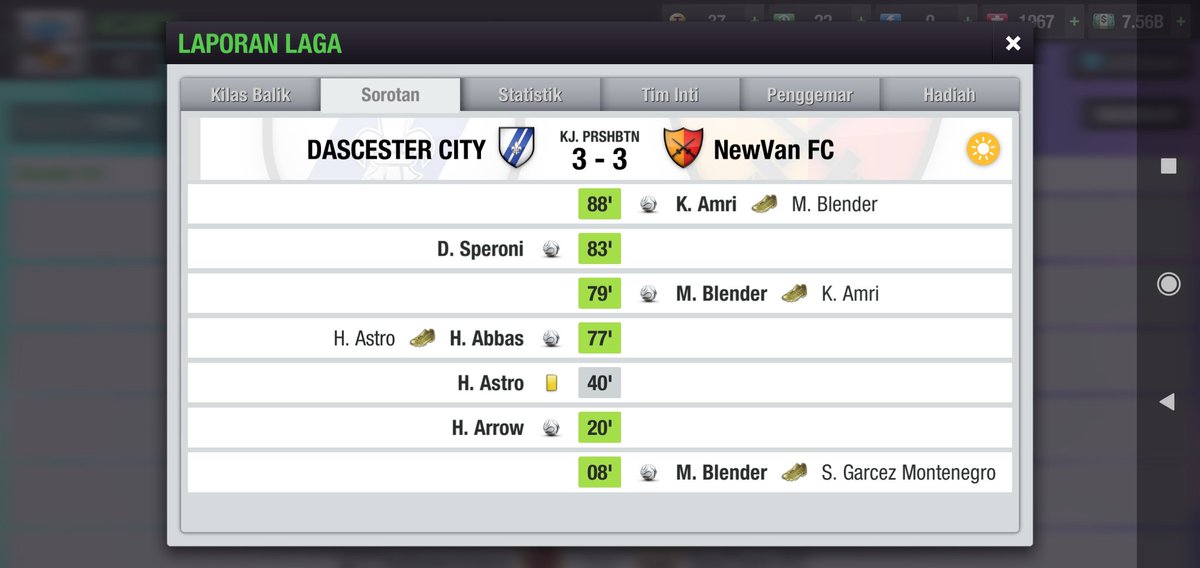 GoplayNewvan's tweet photo. Full time @Liga3TEI match day 16,, bertandang ke kota Malang markas @Dascestercity,, tim tamu berhasil mencuri 1 poin untuk selepas berlaga dengan skor akhir 3-3,, tetap semangat.. https://t.co/aiuIhSBOZC