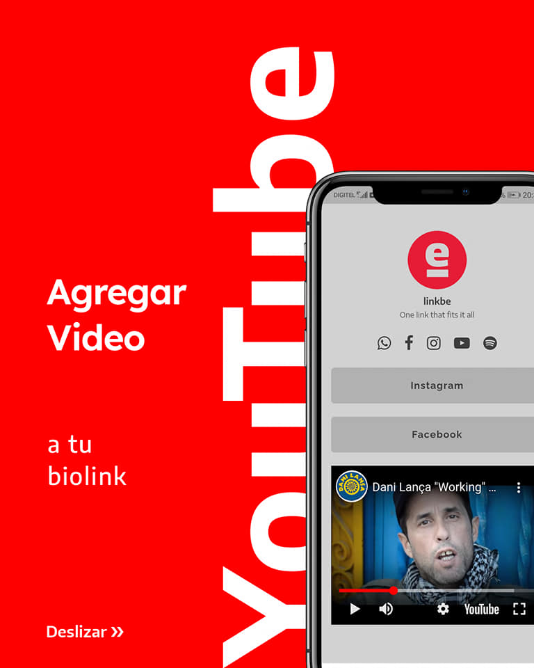 linkbeme's tweet photo. Agrega videos de youtube fácilmente, copia y pega el link de tu video ✅
.
Consigue más visitantes a tus transmiciones en directo de forma efectiva 🌐
.
Conecta tus audiencias 🔗
.
#linkinbio #sharelink #youtube #videolink #youtubelink #businesstool #sociallink #bioweb https://t.co/vC8t95wbRZ