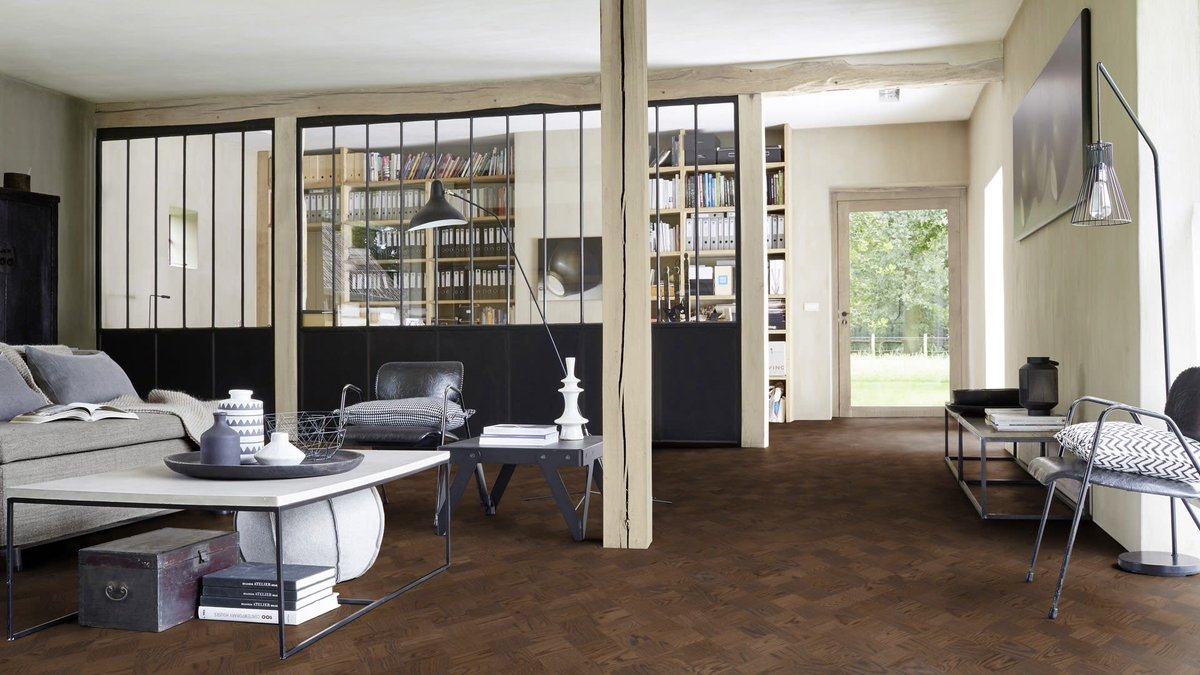 Our VPQ103 Berlin Stained Oak Small Cube Block Parquet Hardwood features a unique click interlocking system in an engineered structure, allowing underfloor heating to be installed.

Traditional yet modern.

Special Order 3-4 Weeks

Link for more info -
bit.ly/VPQ103_Berlin