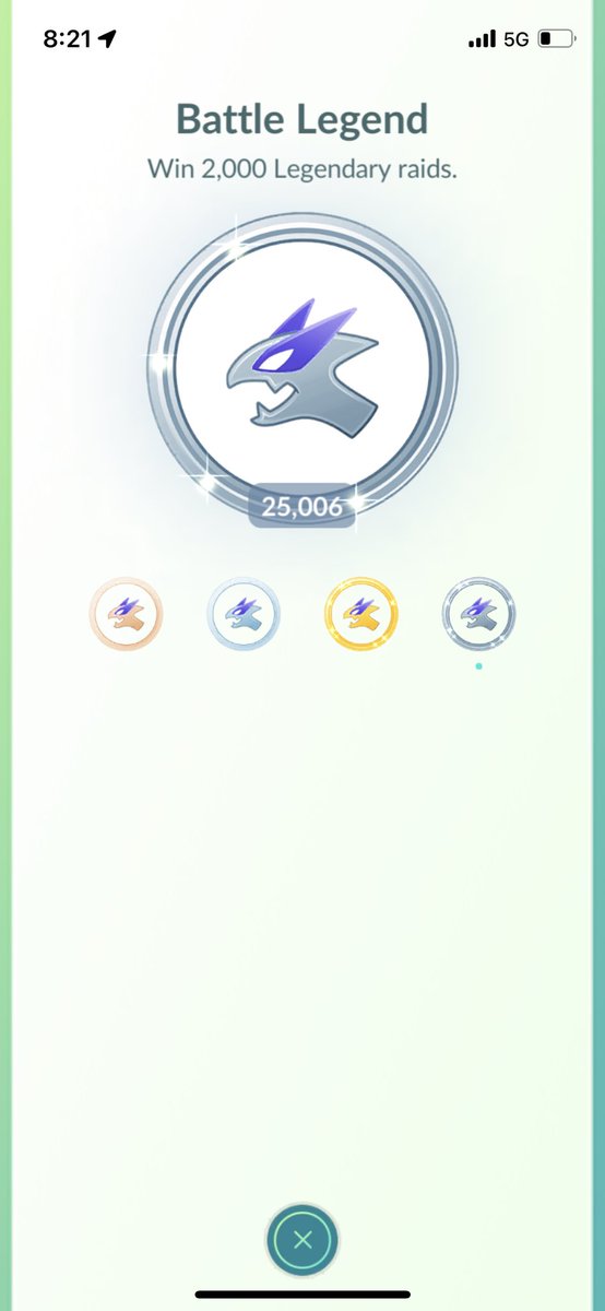 4U2NVPoGO's tweet photo. ***MILESTONE ACHIEVED***
25,000+ #BattleLegend #SoooClean ๐ฅฐ๐ค๐ฅ๐ช๐ป
114 T5 #Hundo ๐ฏ (25,006/114)=219.35 โ๏ธ ๐คทโโ๏ธ
Thank you to all that helped #ItTakesAVillage #PokemonGO ๐๐ป๐๐ผโโ๏ธ https://t.co/orZ8Qe4TxI
