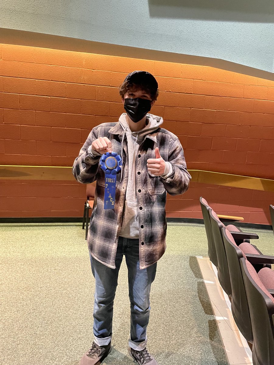 Congratulations to Regan (Anderson) White! He won 1st place in Costume Design in NISD Tech Expo last week.#ClarkFineArts ⁦<a href="/NISDClark/">Tom C. Clark HS</a>⁩ ⁦<a href="/Clarkpub/">Clark Journalism</a>⁩