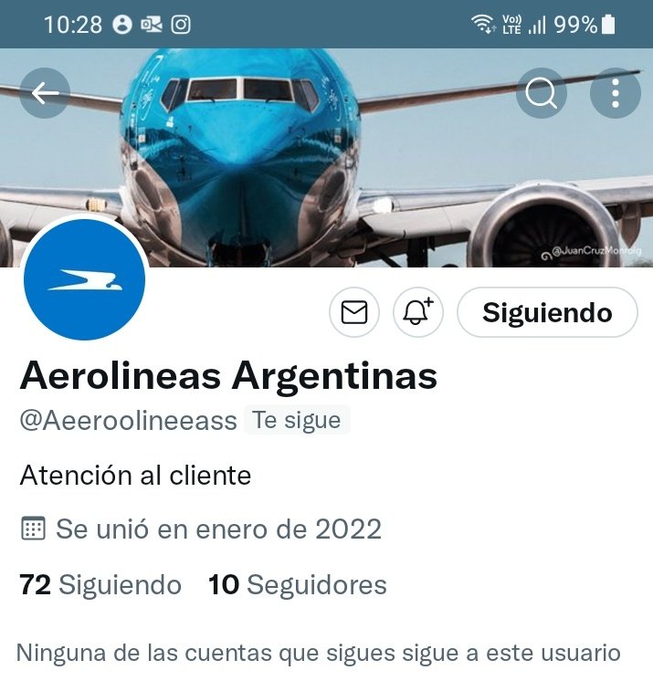 albornozraul's tweet photo. @Aerolineas_AR Me llamaron de una cuenta falsa y me pidieron información de mi home banking. Verifiquen esto x favor!! Ya fue denunciada la cuenta @Aeeroolineeass https://t.co/4yTPZLM5Sy