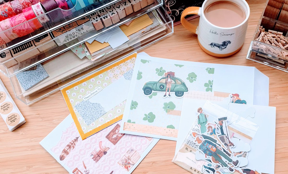 ReadingRes's tweet photo. I've been decorating a few envelopes. Nice and relaxing!
I've a simple mail art ideas video going up on my YouTube channel tomorrow #penpals #penpalooza #bringbackpaper #happymail https://t.co/x1e3BU2rs6