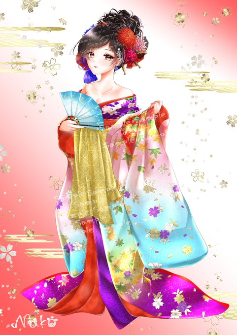 花魁のtwitterイラスト検索結果
