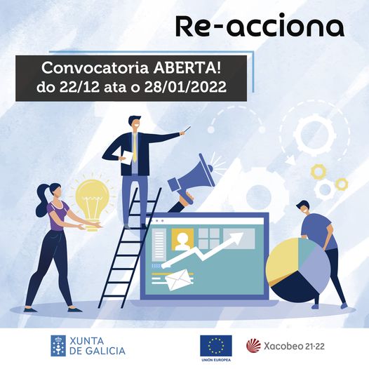 CoworkingCarbaI's tweet photo. #AXUDAS💰💰| Se buscas financiamento para #dixitalización, #innovación, #profesionalización e #estratexia da túa empresa ou negocio, solicita antes do 📆📆 luns 28 as axudas do programa @ReAcciona_Igape,  co-financiado pola Unión Europea. + info👉👉https://t.co/gzpwKmbOIH https://t.co/QcLsiAibE3