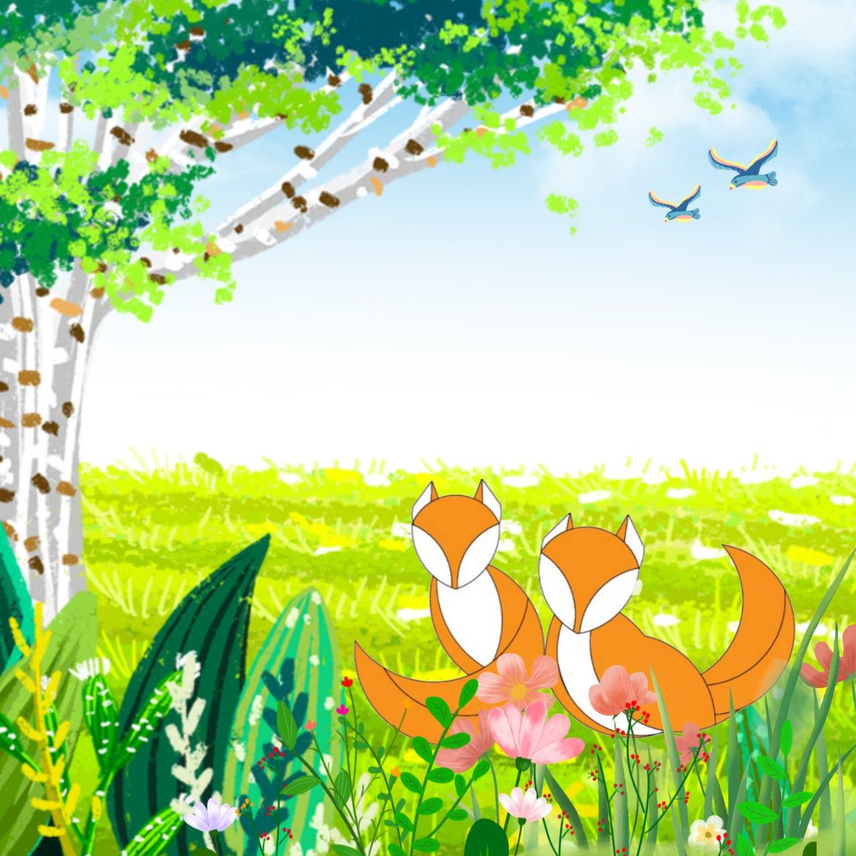 Tay_sonice4665's tweet photo. My foxes ❤️❤️อยู่ป่าอย่างเรา 
ไม่ต้องกลัว #ไอจีล่ม จิ้งจอกกล่าว😁😁#Flowers #sky https://t.co/BXLjUoZJra