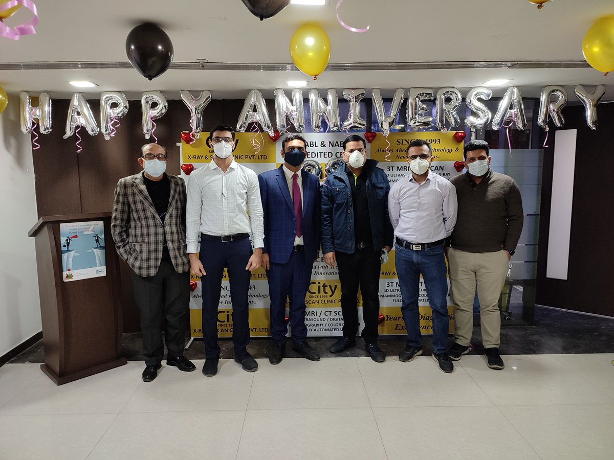 CityXrayClinic's tweet photo. On the occasion of #29thFoundationDay of #CityXRay traditional cake cutting ceremony was organised in the presence of founder Dr. Ravi Kapoor, Dr. Sunita Kapoor, Senior Doctors &amp; all staffs. Here are some glimpses of our #FoundationDay celebration.
#CityXRayMilestones #AnnualDay https://t.co/lFNvdBDn0R