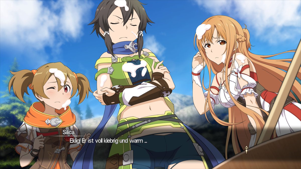 keinhorn_'s tweet photo. Ist das eigentlich absichtlich so zweideutig? (Sie haben Mochi gemacht) #PS5Share, #SWORDARTONLINEHOLLOWREALIZATION https://t.co/QNWJKvO1Zx
