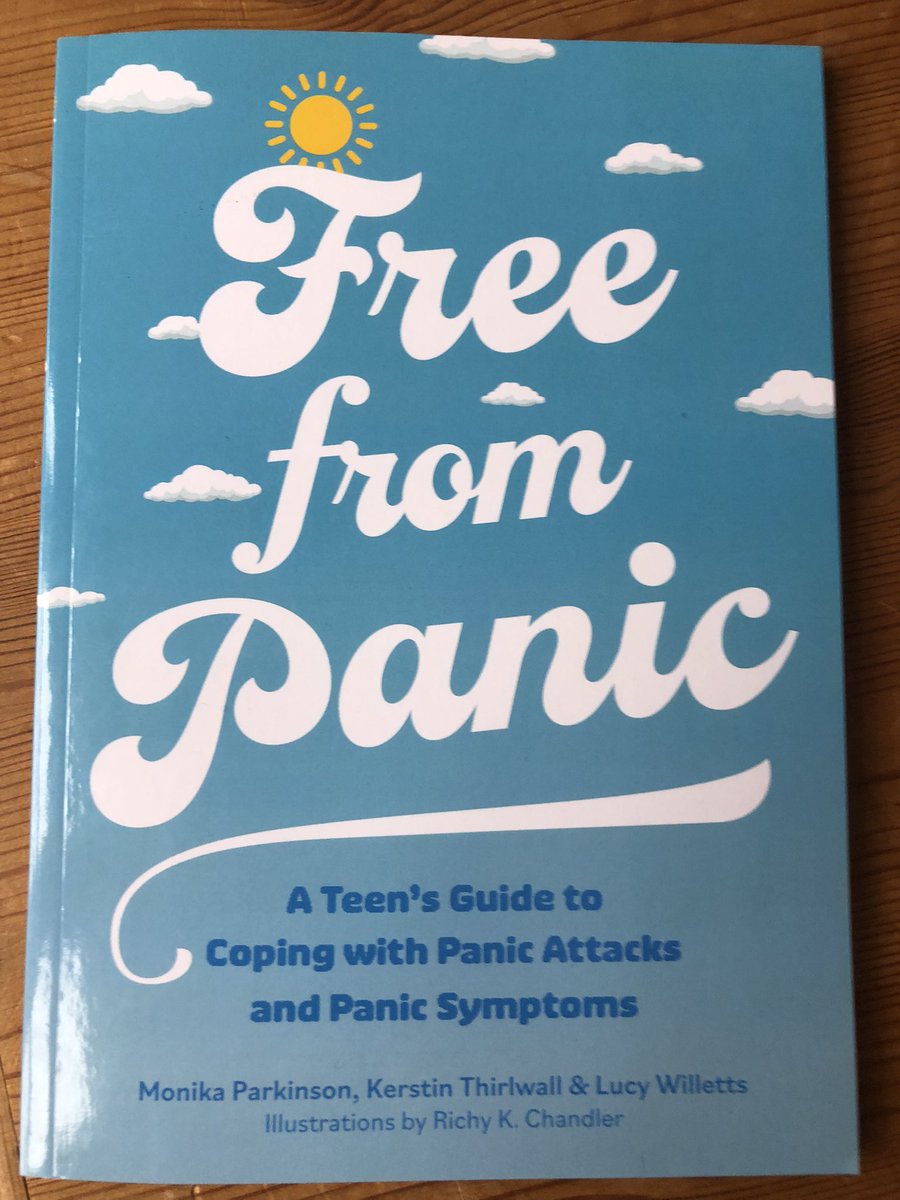 DrMonikaP's tweet photo. So proud of our self-help book for young people with panic symptoms as they navigate their way through the pandemic @JKPBooks https://t.co/XjQUOTccoP