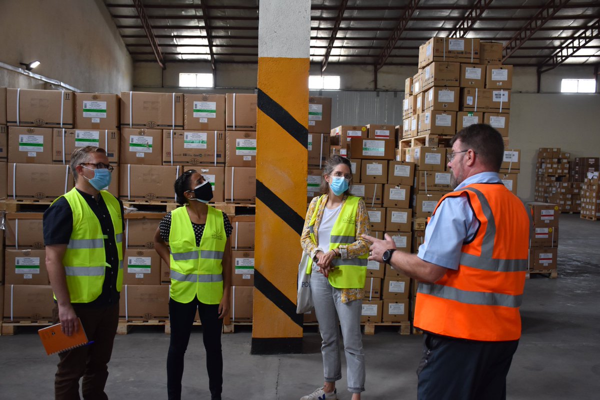 CanSouthSudan's tweet photo. Thank you @HPFSouthSudan for showing us 🇨🇦🇸🇪🇪🇺 the heart of your operations. It was impressive to see the organization to get the medicines ready to be deployed across the country. Every consignment helps saving more lives! #Consignment16 #Lifesavingoperation #CanFund https://t.co/pndpQi5jAS