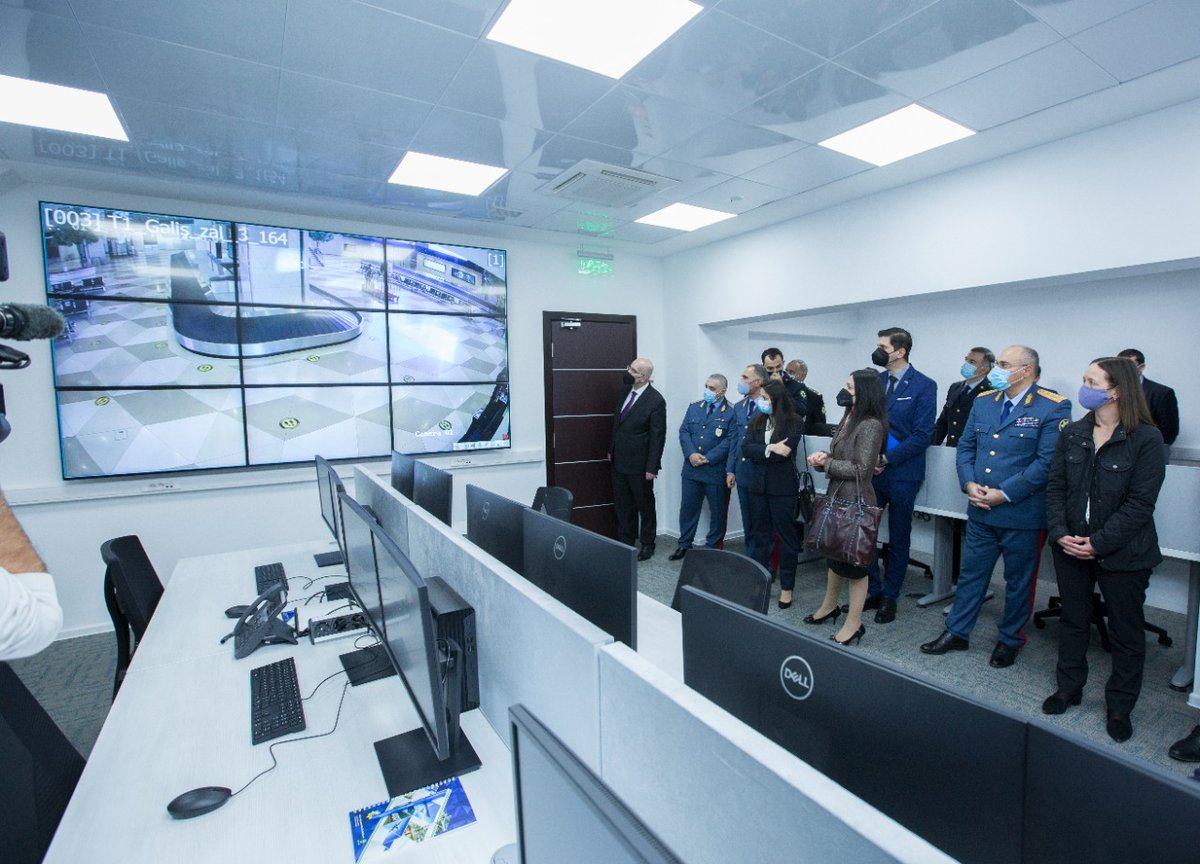 SafarMehdiyev_'s tweet photo. Today together with @JamesSharpFCDO, the British ambassador, @Vladanka_A, the UN Resident Coordinator, we opened the Customs Passenger  Information Center. The center will contribute to ensuring security, applying effective risk management system. https://t.co/vpMKz5pYYm