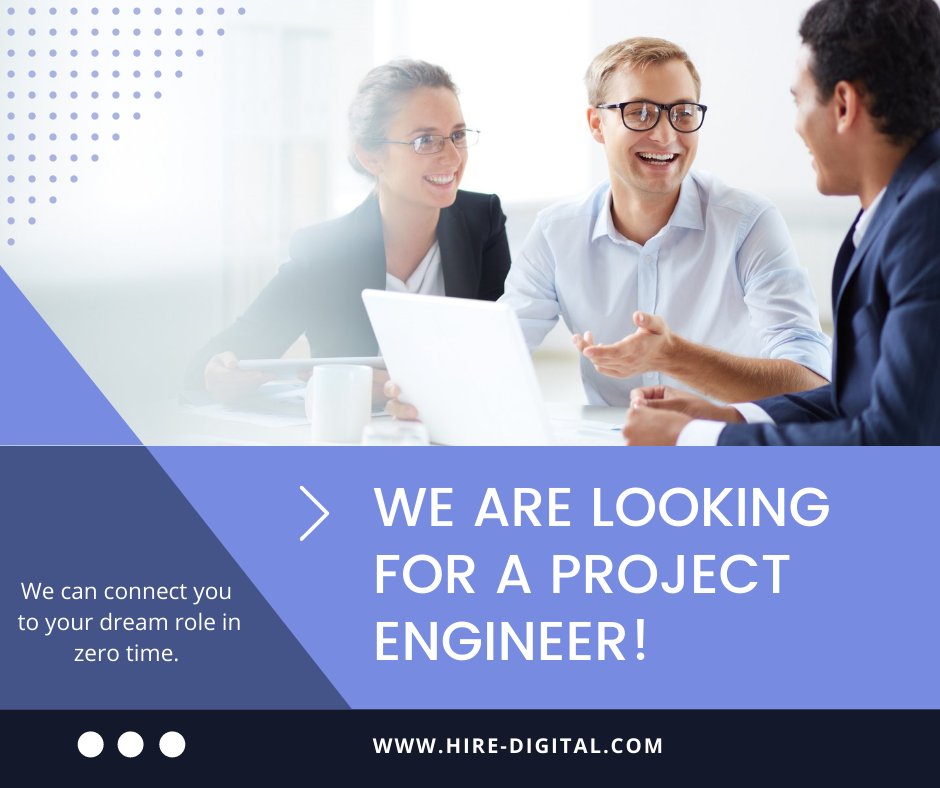hire_digital_'s tweet photo. We connect top digital talent to fast-growing and competitive tech companies.

Our clients are looking for a Project Engineer. Do you think this could be you?

Find out more at https://t.co/DGDRtgpMH2

#hiring #digital #talent #tachnology #project #manager #ai #internet https://t.co/4xUlIJIPXv