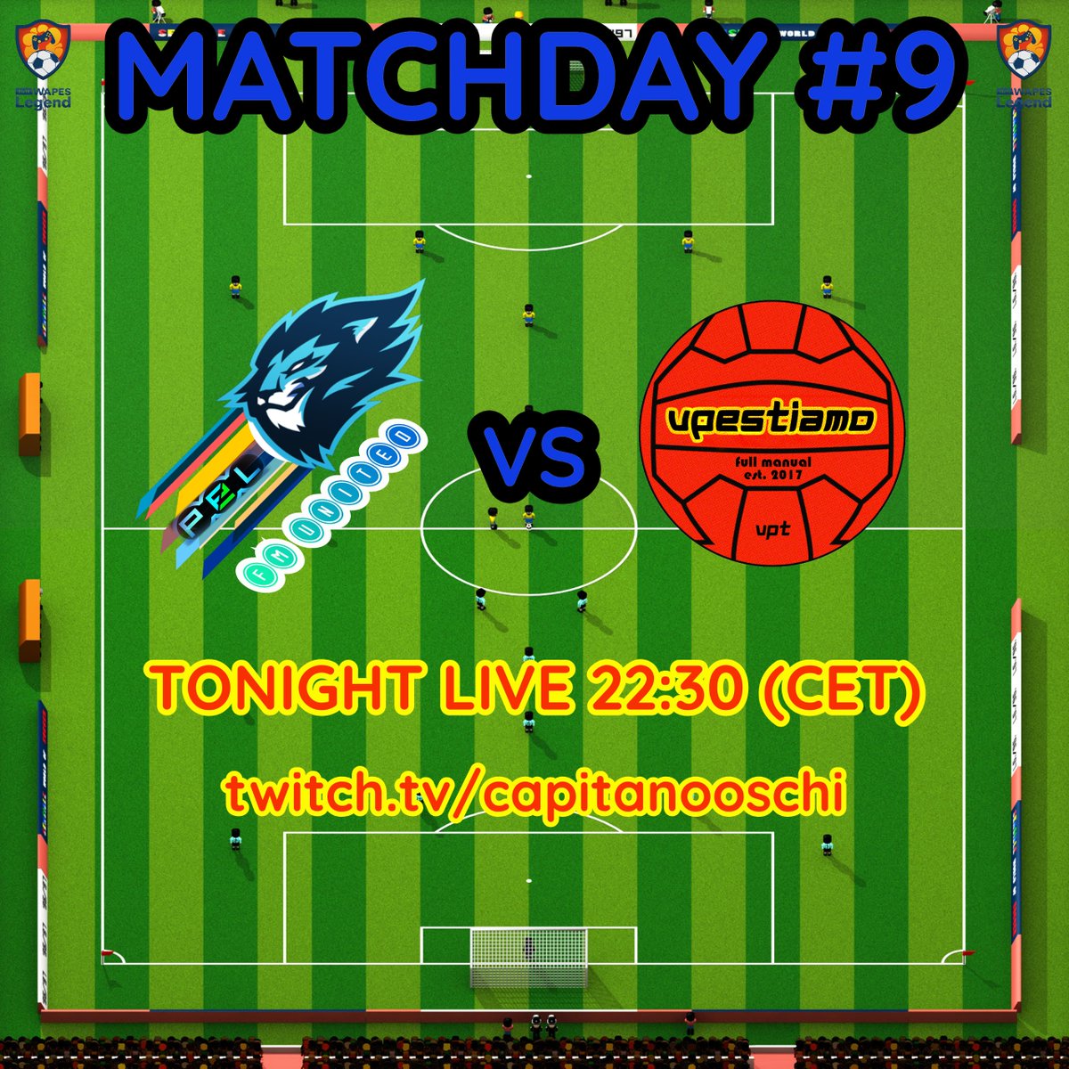 "Mal verliert man und mal gewinnen die anderen." --> <a href="/WapesLeague/">WAPES League 11vs11</a> Legend League Spieltag Nr. 9 gegen vpestiamo --> Live ab 22:30 Uhr --> twitch.tv/capitanooschi
#wapesleague #11vs11 #fullmanual #PES2021