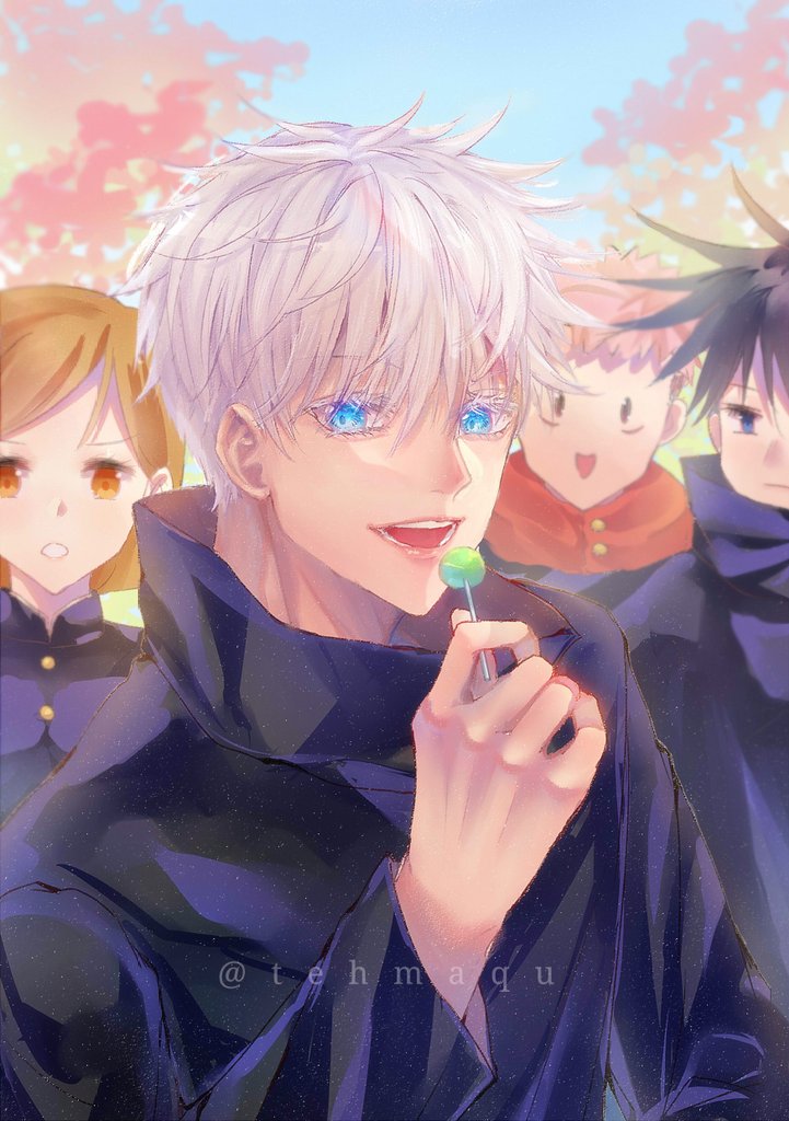 Maqusan1's tweet photo. Sensei and his students
#GojoSatoru #JujutsuKaisen #jujutsukaisenfanart #呪術廻戦 #五条悟 https://t.co/XNaRocz7EQ