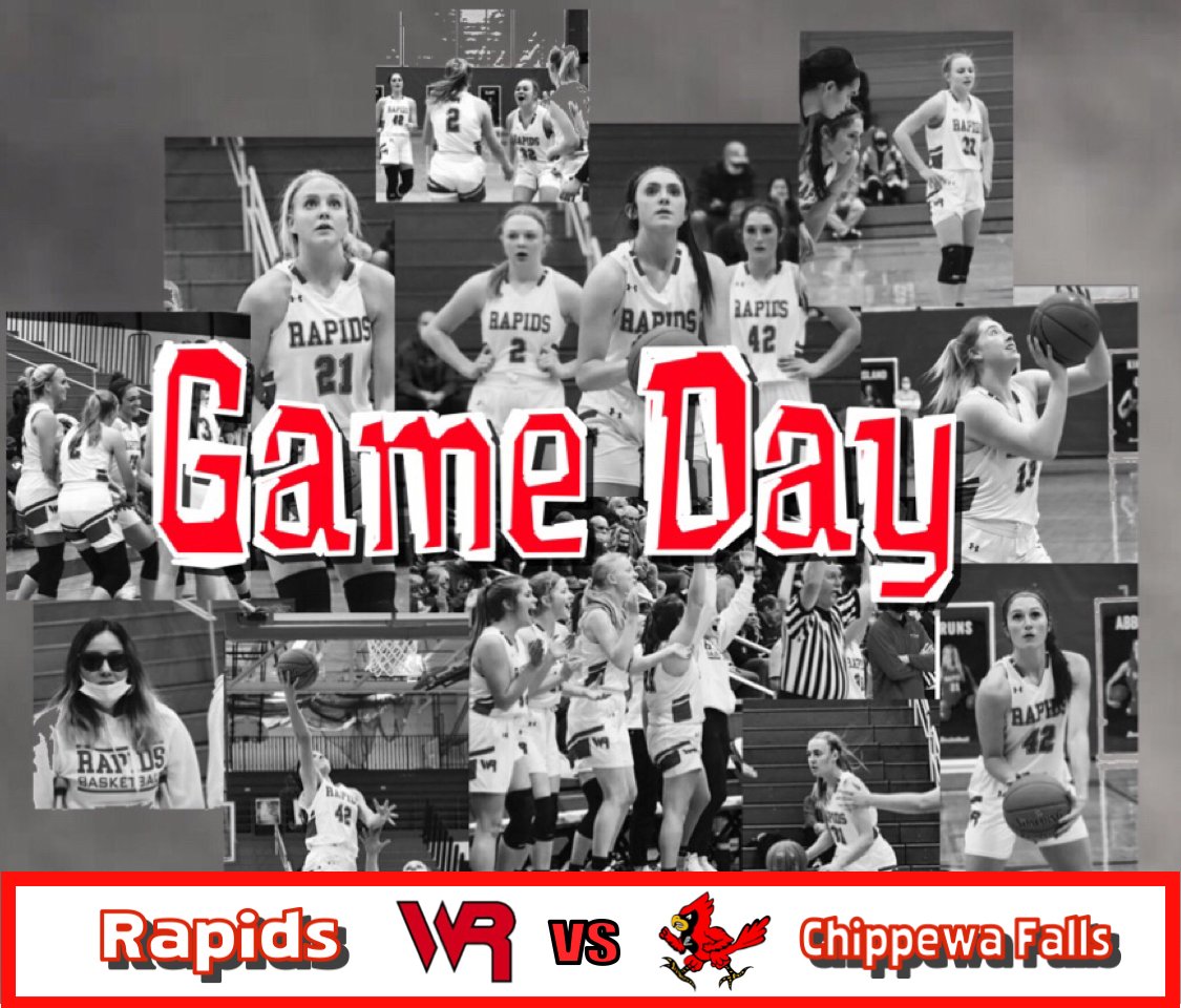 WRGirlsHoops's tweet photo. 🚨🚨GAME DAY!!🚨🚨

Our Red Raiders travel to Chippewa Falls to face the Cardinals in a non-conference match-up.

📍at Chippewa Falls High School
⏰ Varsity 7:15, JV &amp; JV2 5:45
📺 Live Stream: NFHS Network

@rapidsathletics @ZaleskiSports @AreaRapids https://t.co/GUKn2vsXZh