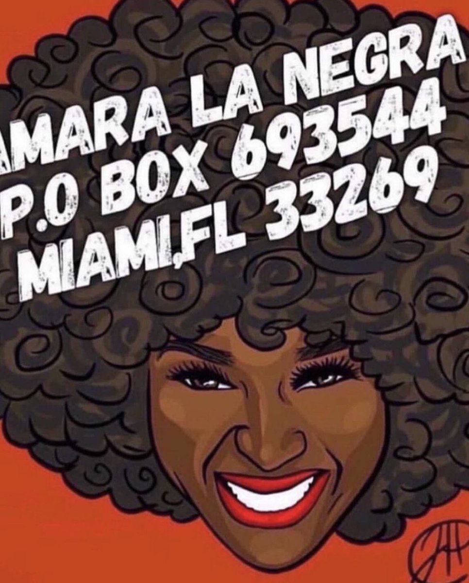 Goodmorning Guys! if you
want to send me anything to my PO Box this is the Last Month to send it to this address! P.O Box 693544
Miami F, 33269

 Luv you guys!