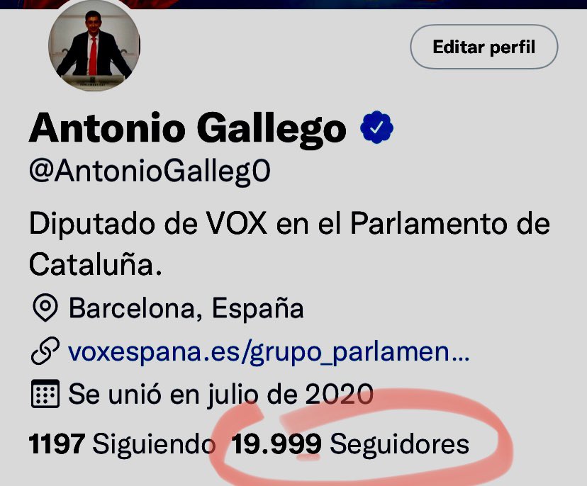 AntonioGalleg0's tweet photo. 1 para los 20.000. 

Sois muy grandes! 

Gracias a todos, todas, todes y todis. https://t.co/rQxfqPxFDs