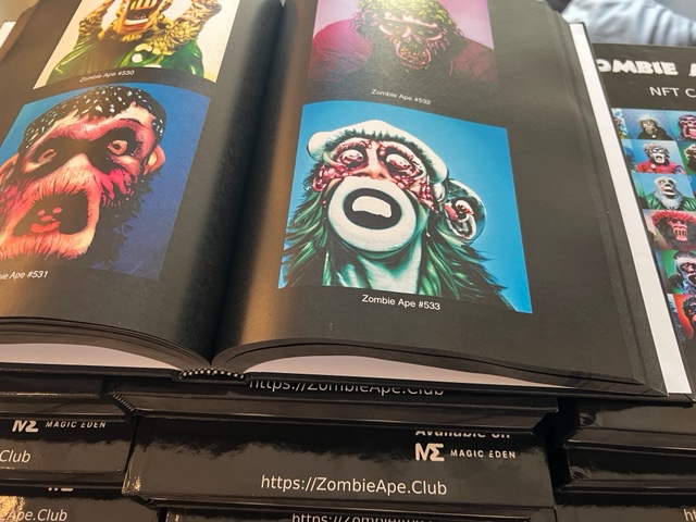 Zombie Ape Club - find your ape in our published book!
#SolanaNFTs #NFTCollection #Solana