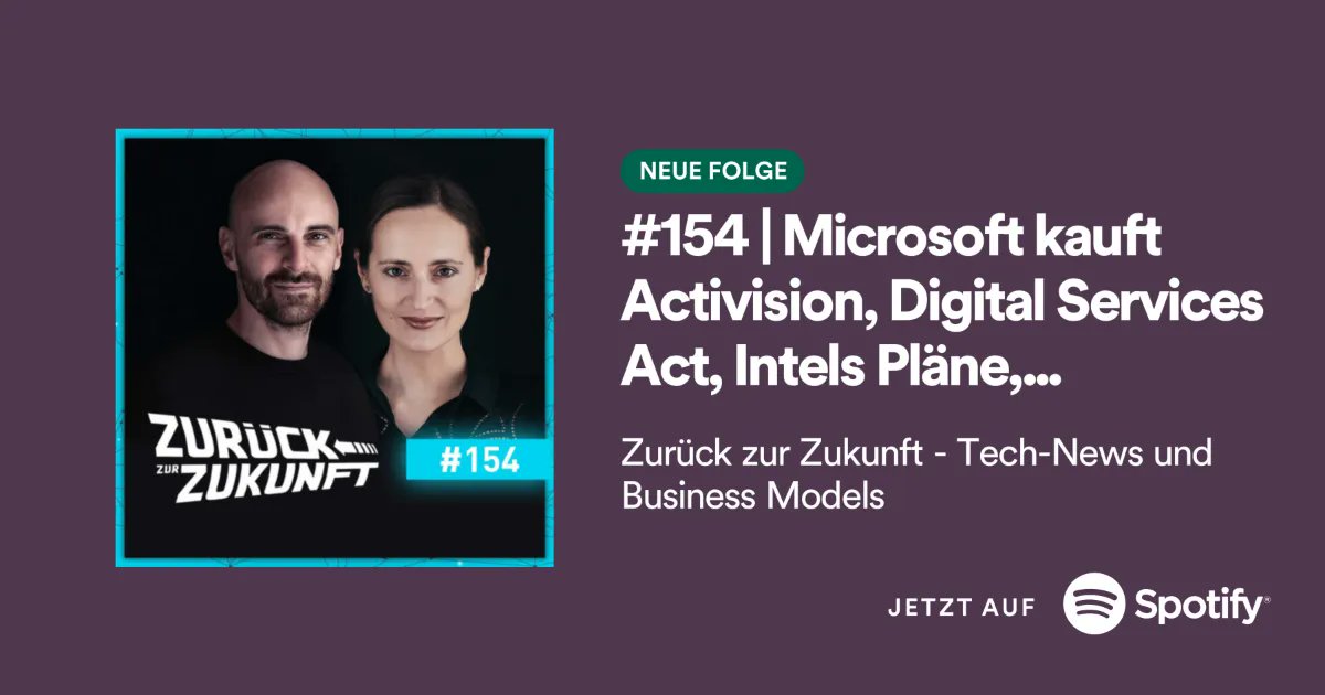 Zurück zur Zukunft Podcast: Tech News & Biz Models tweet media