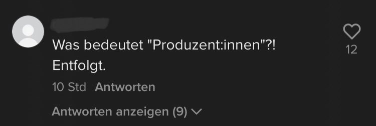 nickruth's tweet image. Gestern habe ich mich in einer wissenschaftlichen Kommission für eine geschlechtergerechte Sprache ausgesprochen. Am selben Tag teilten mir unabhängig davon Follower auf TikTok ihre Meinung dazu mit… #gendern