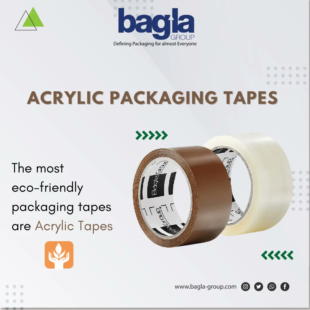 GroupBagla's tweet photo. Acrylic Packaging Tapes.

The most eco-friendly packaging tapes are acrylic tapes.
:
:
📞 - (+91) 844-844-0430
📧 - contact@bagla-group.com
🌐 - https://t.co/ENNxGfHUxl

#Baglagroup #HindustanAdhesivesltd  #printedpackagingtapes #AcrylicTape  #PackagingTape #Packaging… https://t.co/0DzD3dAquw