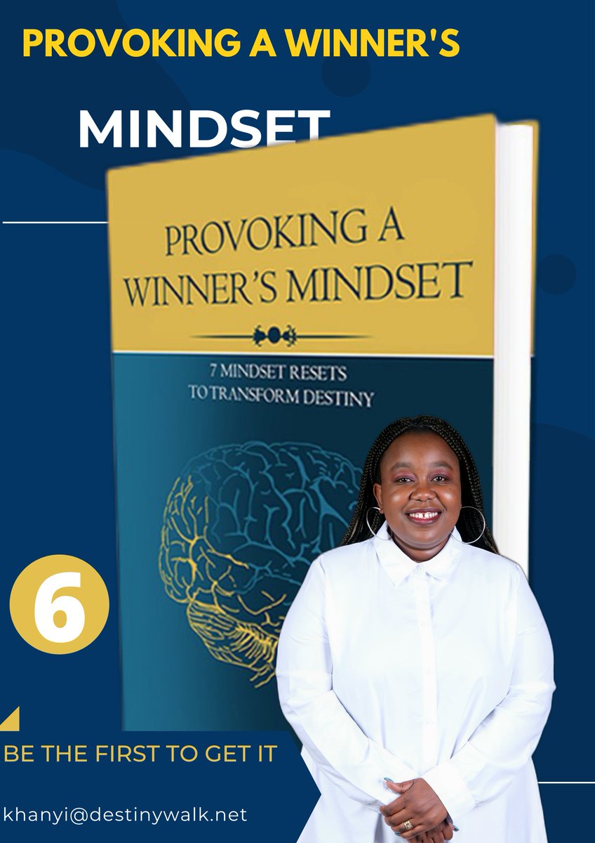 DestinyWalk3's tweet photo. A change in the mind can bring sweeping changes in many dimensions of your life.
This mindset reset tool by @KhanyiNdlovu4 will truly reposition your framework of thinking to change your life. Just #6days
#mindsetiseverything #changingdestiny #Destiny https://t.co/9CrowknjMy