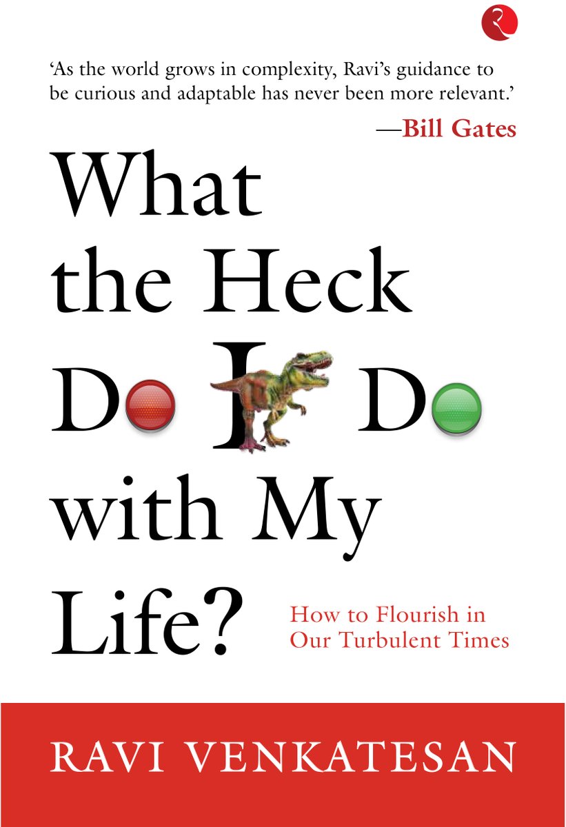 "In order to not just survive but thrive in the 21st century, we will need to be far more intentional about our choices" <a href="/rvenk/">ravi venkatesan</a>'s new book #WhatTheHeckDoIDoWithMyLife digs deeper with guidance on succeeding a changing world. #BookRecommendations #ConversationsThatMatter