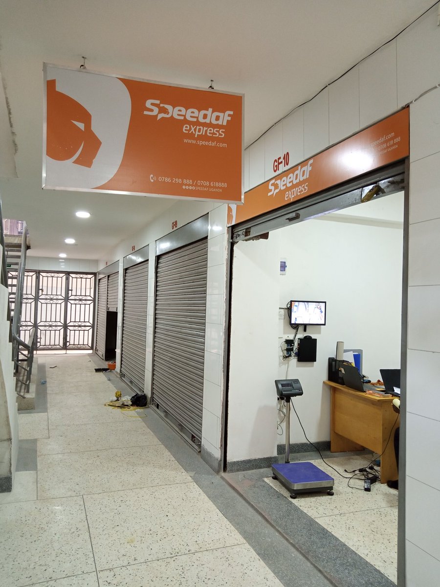 Speedaf Uganda has opened up a new drop off point along William street, on SP Plaza just behind Galiraaya arcade. Call 0701470254 for any inquiries.
#SpeedafExpress #DeliveryServices