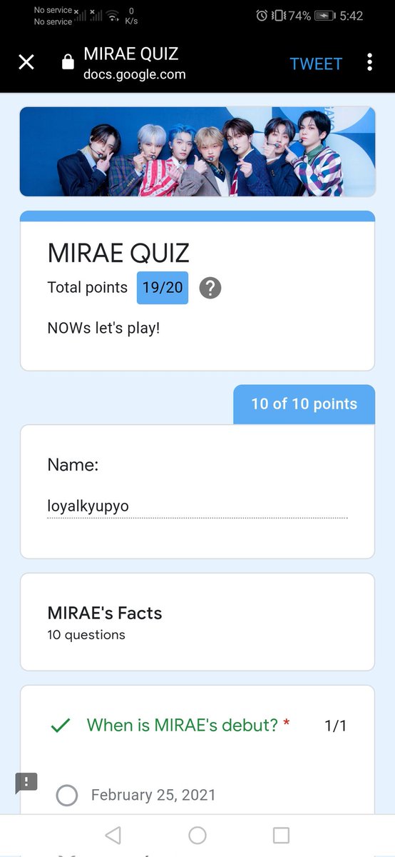 loyalkyupyo's tweet photo. Pahamak ung last question ah 😭 #FalseFan #Inorganic 😭 https://t.co/srPlcmkjhI