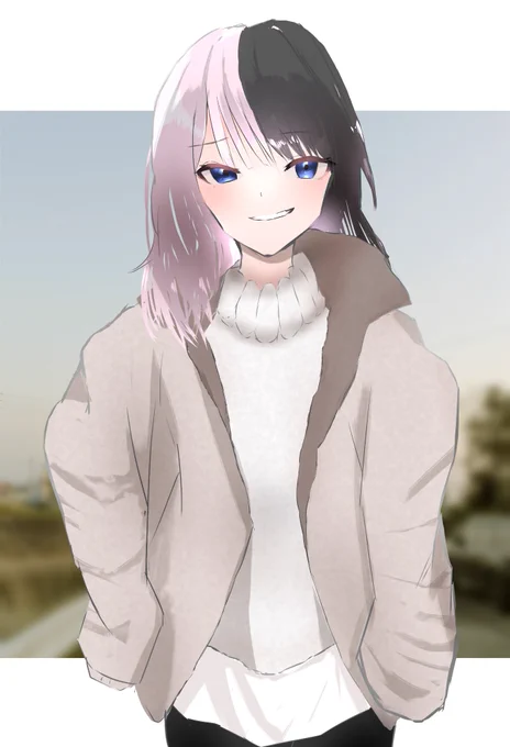 私服でおさんぽ#ひなのの絵なの 