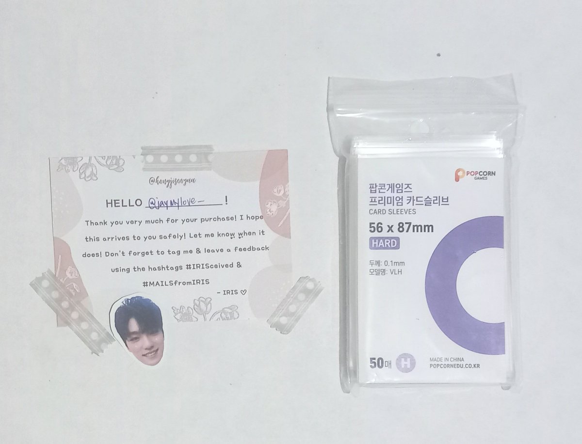 joshujicarteu's tweet photo. The sleeves came home!! tysm @hongjisooyaa for the fast & smooth transactionβ€ it's safely packed may freebie paβ¨β¨
#IRISceived #MAILSfromIRIS https://t.co/I1oGDqN2N1