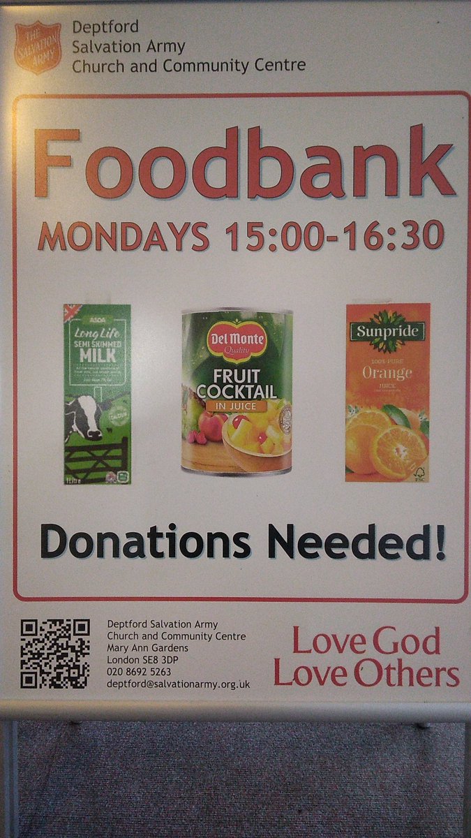 Deptford Salvation Army tweet media