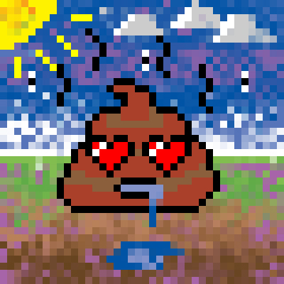 WaakpadawanNFT's tweet photo. @TarzTweetler Poopix #36
Now available on @opensea, Poopix 1/1 at 0.005eth 
https://t.co/vAYVaoehIK
#NFTCommunity #nftcollector #opensea https://t.co/PescX3C0xN