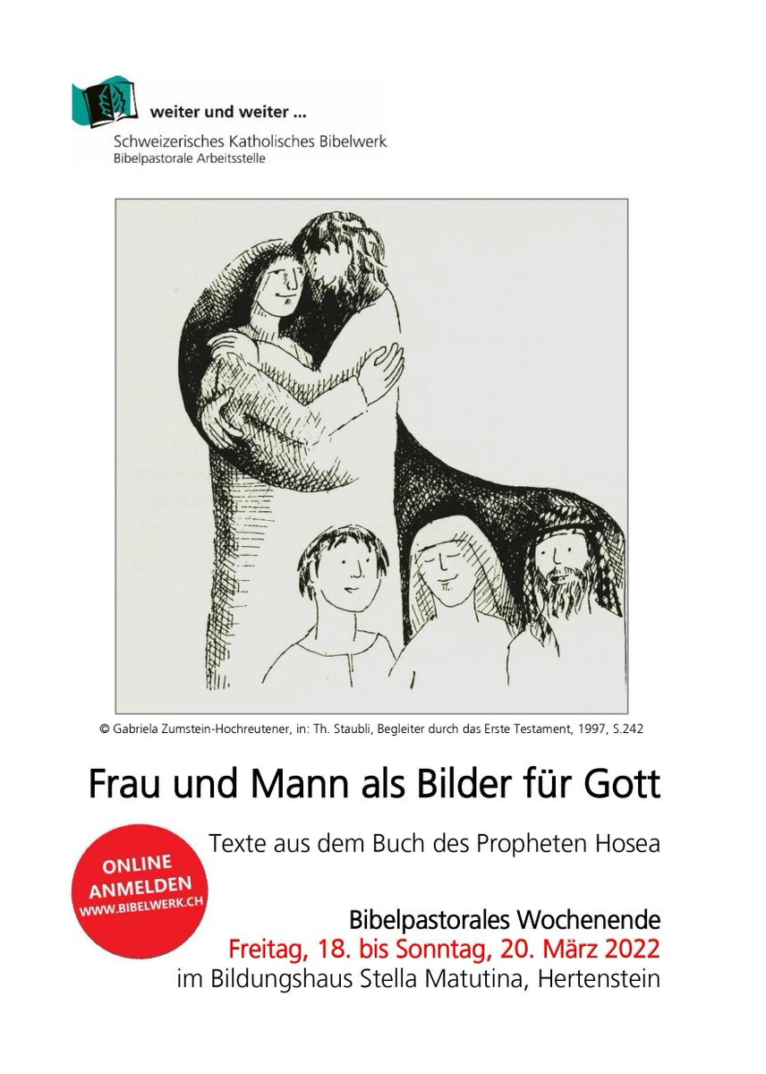 Einladung zum BPW am 18. bis 20. März in Hertenstein. 
Infos und Anmeldung: tinyurl.com/2p99s4uu