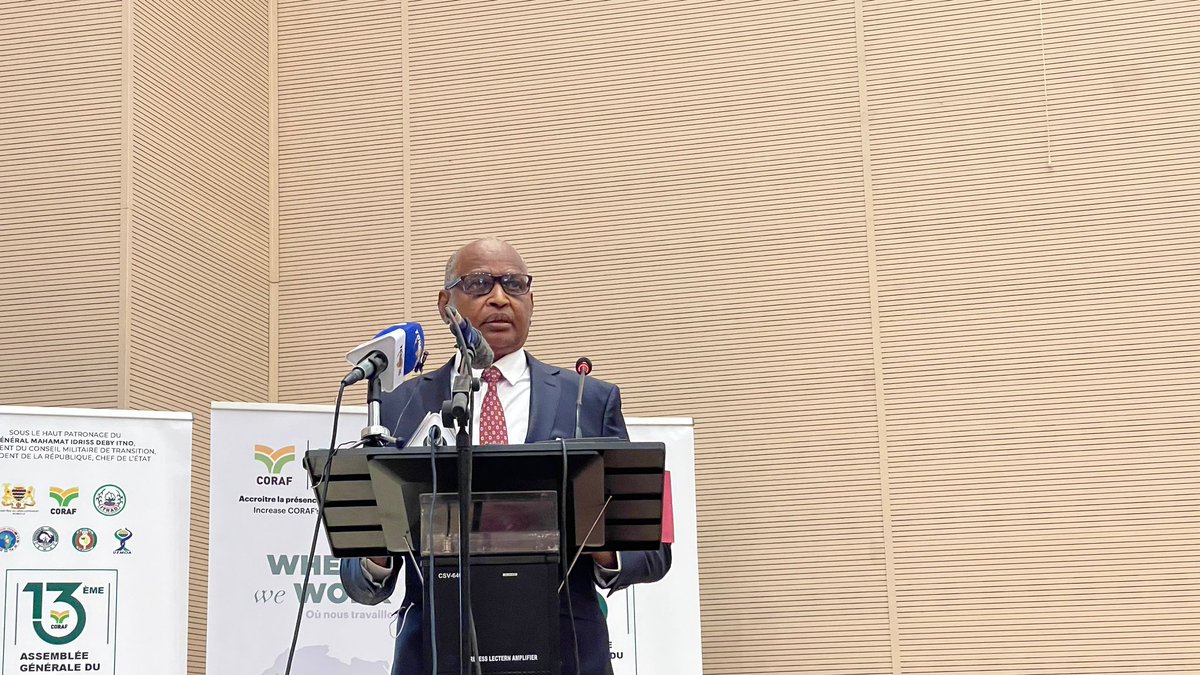 Nous y sommes 😃
13ème Assemblée générale du CORAF au Tchad en Ndjamena 🇹🇩
#CORAF_AG13_TCHAD #AG13 #Agriculture #Innovation #Développement
<a href="/isra_ceraas/">ISRA/CERAAS</a> <a href="/CEEAC_ECCAS/">CEEAC_ECCAS</a> <a href="/inran_Niger/">Institut National de la Recherche Agronomique</a> <a href="/DrreaO/">𝗜𝗡𝗘𝗥𝗔/𝗗𝗥𝗥𝗘𝗔-𝗢</a> <a href="/INERADRC/">INERA DRC</a> <a href="/INSAH_infos/">Institut du Sahel</a>