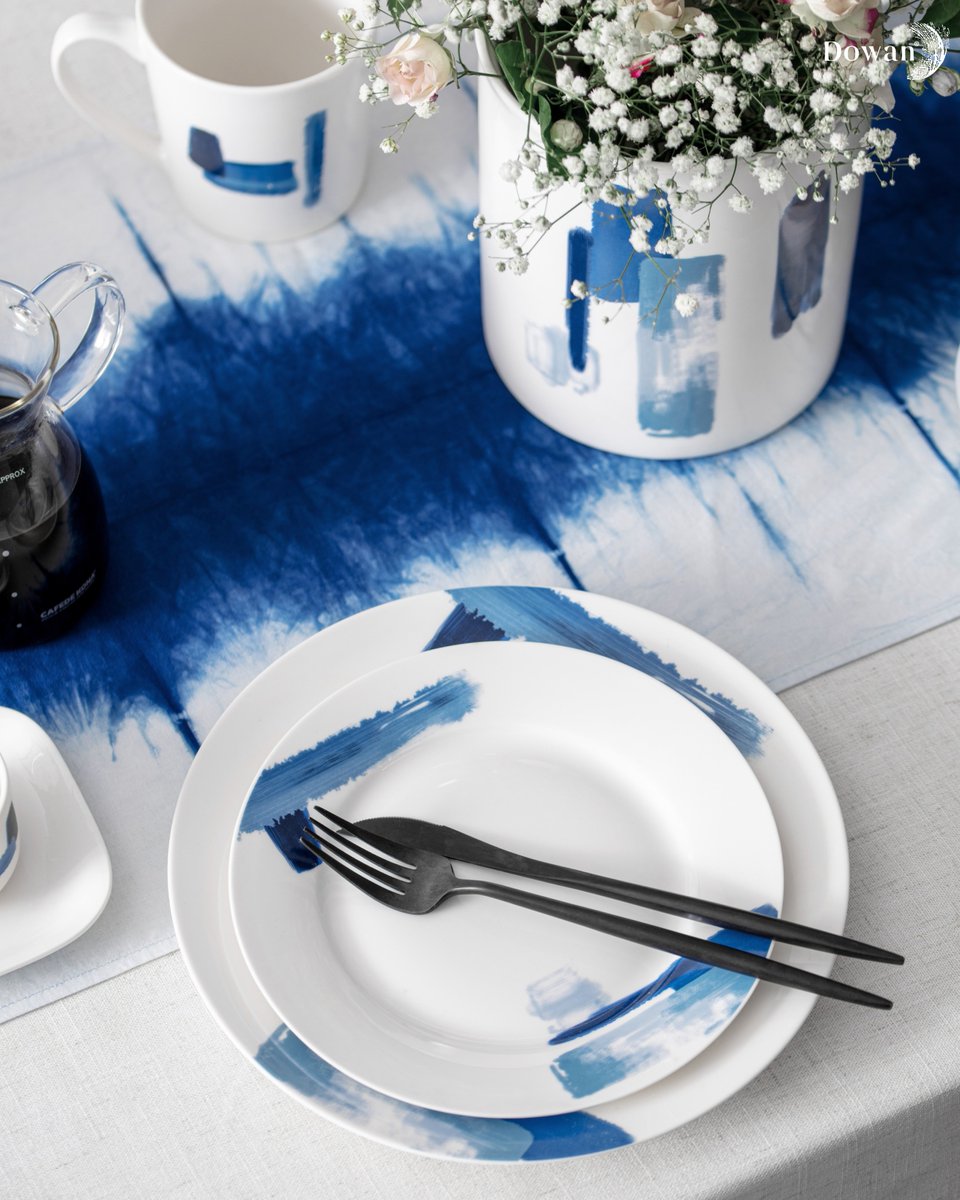 dowanceramics's tweet photo. Blue Rhythm presents a sense of contemporary canvas to complete your table’s aesthetic.
Shop for Blue Rhythm to match your modern home decor: https://t.co/H1sHg6ajVw
#dowanceramics #bluerhythm #canvas #contemporary #blue #tableware #modern https://t.co/r2V6wsJUy1