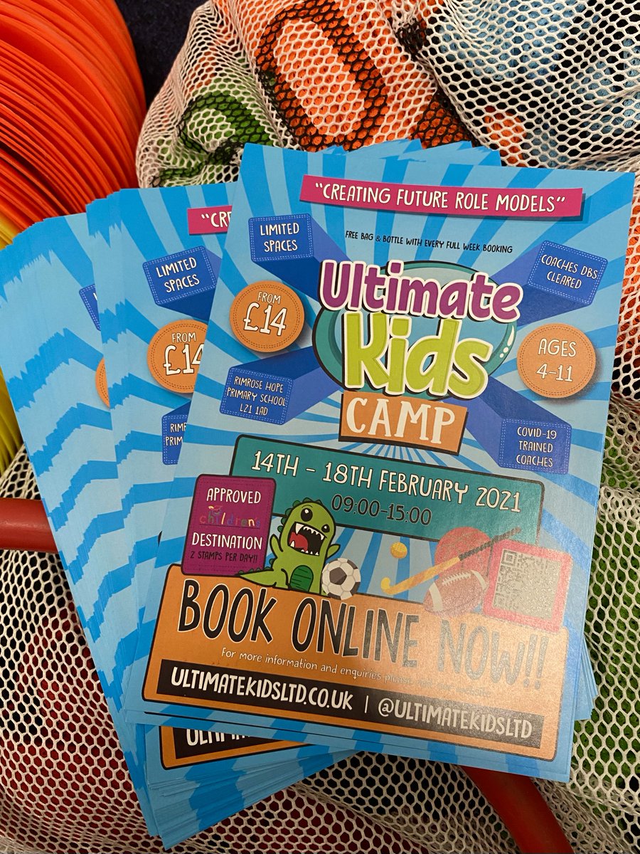 ...and there goes the final hand outs of our Ultimate Kids Camp leaflets to all of our schools around Seaforth/ Liverpool area! We cant wait to get started, less than 3 weeks to go 😁