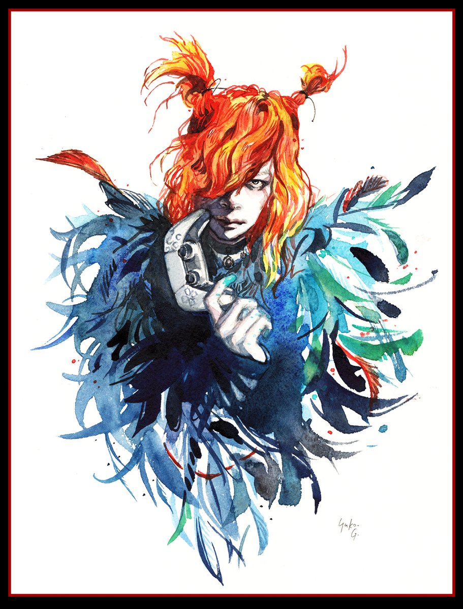 「PlayStation®︎の新CMでの米津玄師さんを透明水彩でアレンジして描いて」|ganpukuのイラスト