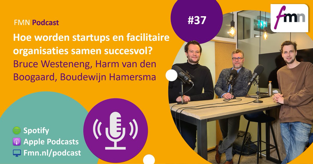 In deze #FMNpodcast heeft Expertteam Technologie het over de manier waarop je als grote FM organisatie en als kleine FM #startup vruchtbaar kan samenwerken. 

🎤 lnkd.in/eND62zGm
