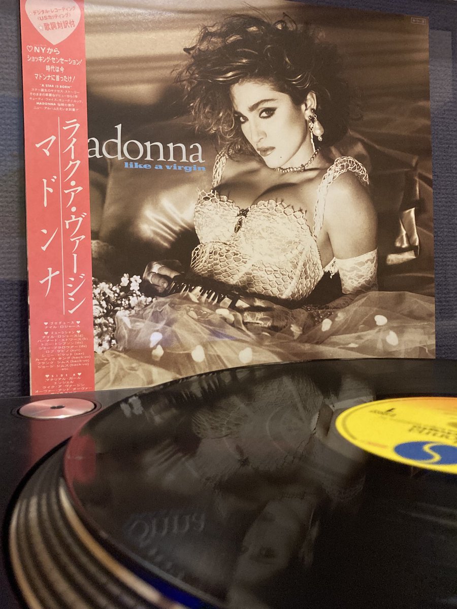 jitupuli's tweet photo. Madonna - Like a Virgin
1984
MASTERDISK RL
Photographed by Steven Meisel

#NowPlaying #Vinyl
#Madonna #LikeaVirgin
#PowerstationStudio
#NileRodgers #TonyThompson #BernardEdwards
#BobLudwig #RobertLudwig #Masterdisk
#80s #80smusic #じつぷりのNowPlaying https://t.co/QxyEpYO8To