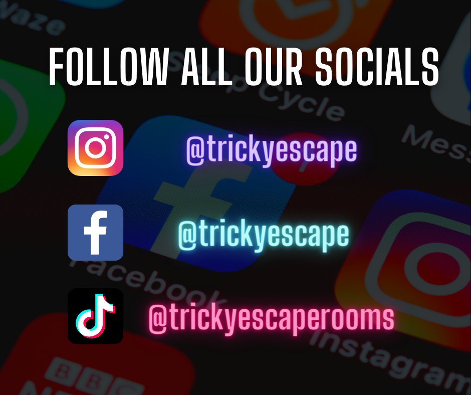 CluetopiaRooms's tweet photo. Insta: https://t.co/z8h24ALLiB
FB: https://t.co/1759hW0BAY
TikTok: https://t.co/gmHCZZdvOp

#trickyescape #escaperoom #keepupdated #harwich #clacton #walton https://t.co/0Mx6am6EDJ